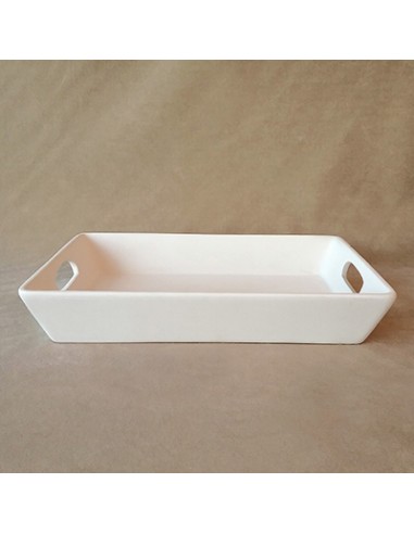 Unglazed Ceramics Med Serving Tray-Bisque -TO PAINT YOURSELF