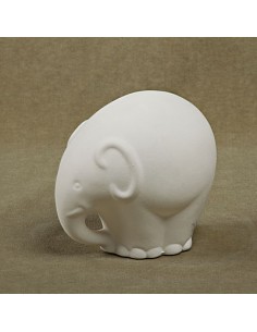 Unglazed Ceramics Elephant-Bisque -TO PAINT YOURSELF