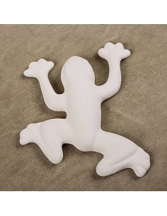 Unglazed Ceramics Small Frog-Bisque -TO PAINT YOURSELF