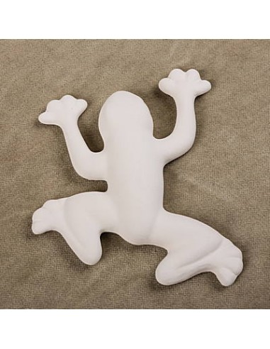 Unglazed Ceramics Small Frog-Bisque -TO PAINT YOURSELF