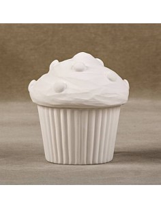Unglazed Ceramics Cupcake Box-Bisque -TO PAINT YOURSELF