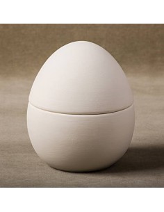 Unglazed Ceramics Egg Box-Bisque -TO PAINT YOURSELF