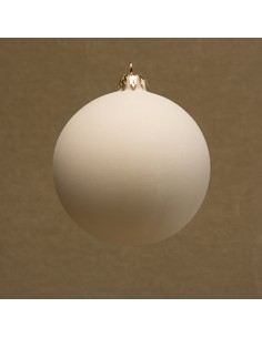 Unglazed Ceramics Christmas Ball cm 10 -Bisque -TO PAINT YOURSELF