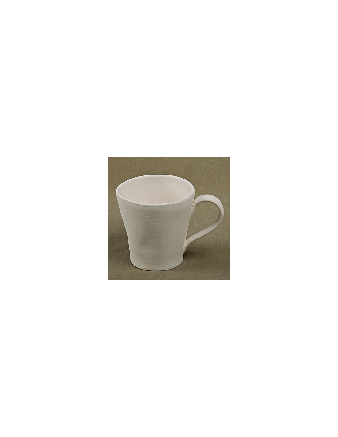 Unglazed Ceramics Irregular Mug Bisque TO PAINT YOURSELF