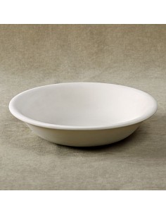Unglazed Ceramics Coup Soup Plate -Bisque -TO PAINT YOURSELF