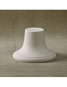 Unglazed Ceramics Pedestal Only for Cake Plate-Bisque -TO PAINT YOURSELF
