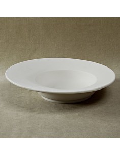 Unglazed Ceramics Bowl w/irregular Rim -Bisque -TO PAINT YOURSELF