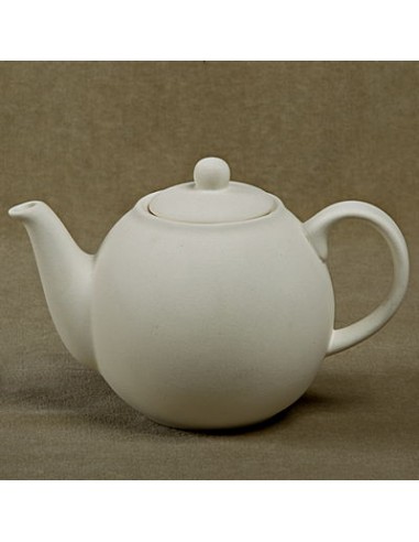 Unglazed Ceramics Sm. Teapot (2 cup size)-Bisque -TO PAINT YOURSELF