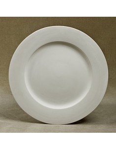 Unglazed Ceramics Rim Platter -Bisque -TO PAINT YOURSELF