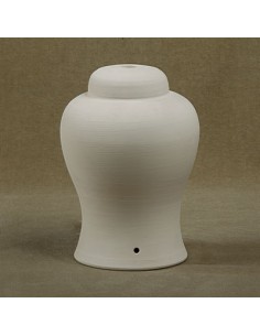Unglazed Ceramics Small Lamp -Bisque -TO PAINT YOURSELF