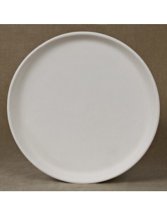 Unglazed Ceramics Pizza Plate-Bisque -TO PAINT YOURSELF