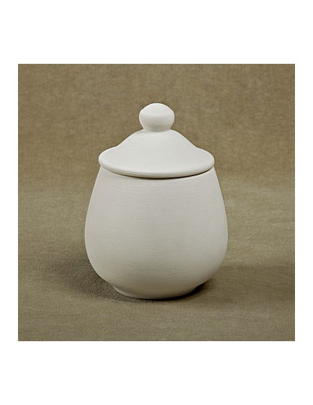 Unglazed Ceramics Sm. Pear Pot-Bisque -TO PAINT YOURSELF