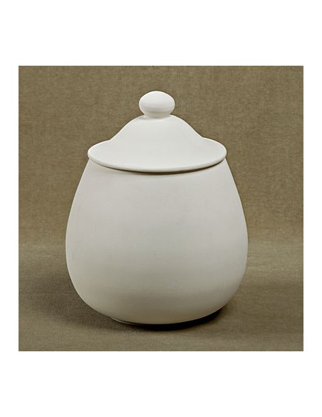 Unglazed Ceramics Lg. Pear Pot-Bisque -TO PAINT YOURSELF