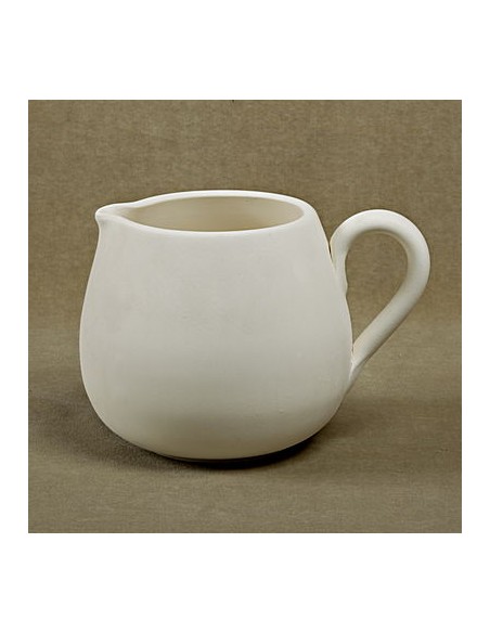 Unglazed Ceramics Lg. Pear Pitcher-Bisque -TO PAINT YOURSELF