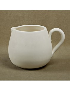 Unglazed Ceramics Lg. Pear Pitcher-Bisque -TO PAINT YOURSELF