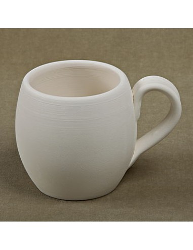 Unglazed Ceramics Mug Barric-Bisque -TO PAINT YOURSELF