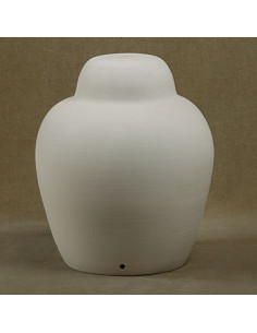 Unglazed Ceramics Lg. Lamp-Bisque -TO PAINT YOURSELF